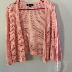 Xl peach blush shrug sweaters